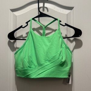 Lululemon NWT Flow Y Wrap-Front High-Neck Bra size 10